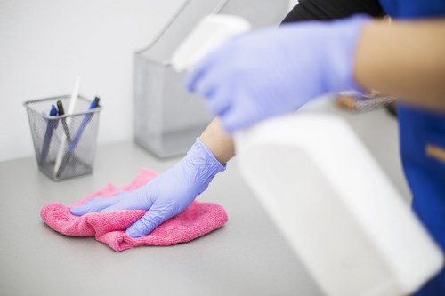 Office cleaning in Richmond for a professional workplace reception area