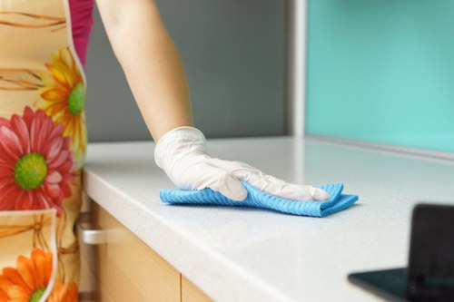 Bathroom cleaning as part of end of tenancy cleaning in Richmond