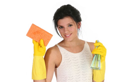 Cleaner maintaining a Richmond kitchen during a recurring visit