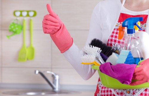 Local Richmond cleaning team working around property access challenges